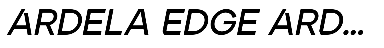 Ardela Edge ARDELA EDGE X02 Semi Bold Italic